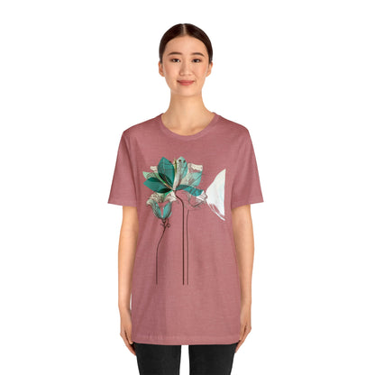 Floral Unisex Jersey Short Sleeve Tee