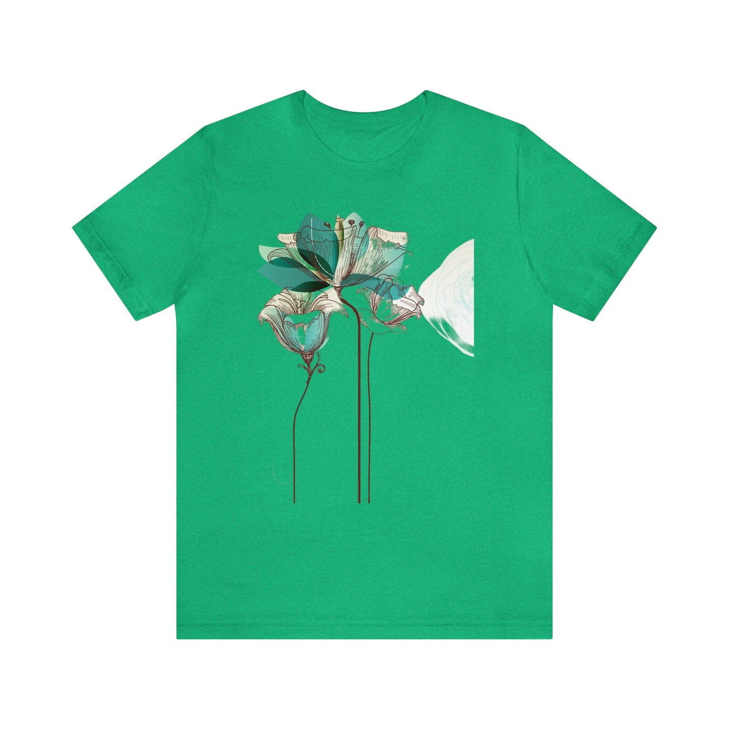 Floral Unisex Jersey Short Sleeve Tee