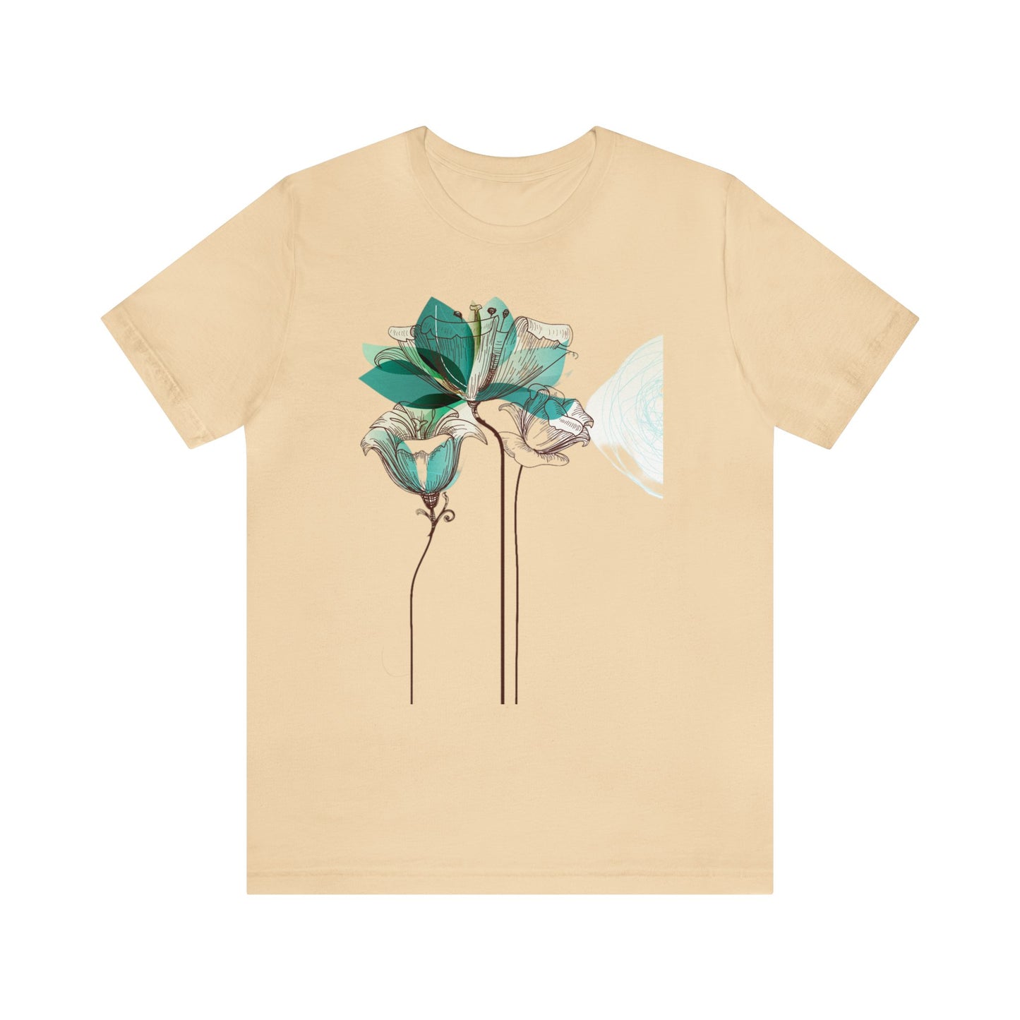 Floral Unisex Jersey Short Sleeve Tee