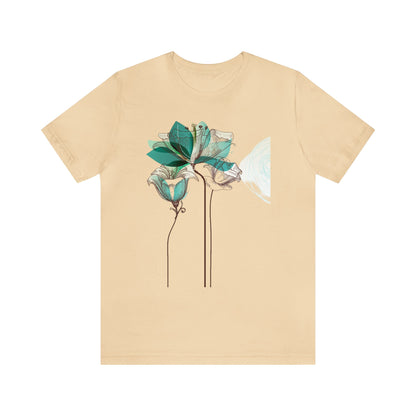 Floral Unisex Jersey Short Sleeve Tee