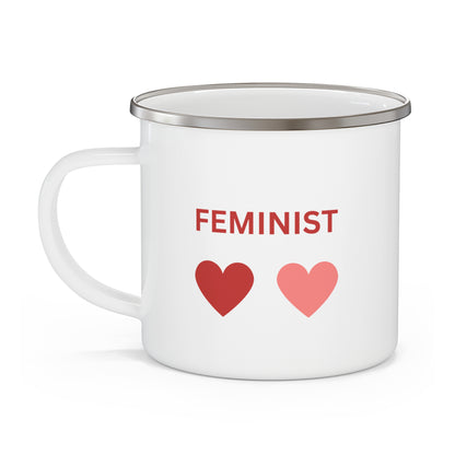 Feminist Enamel Camping Mug
