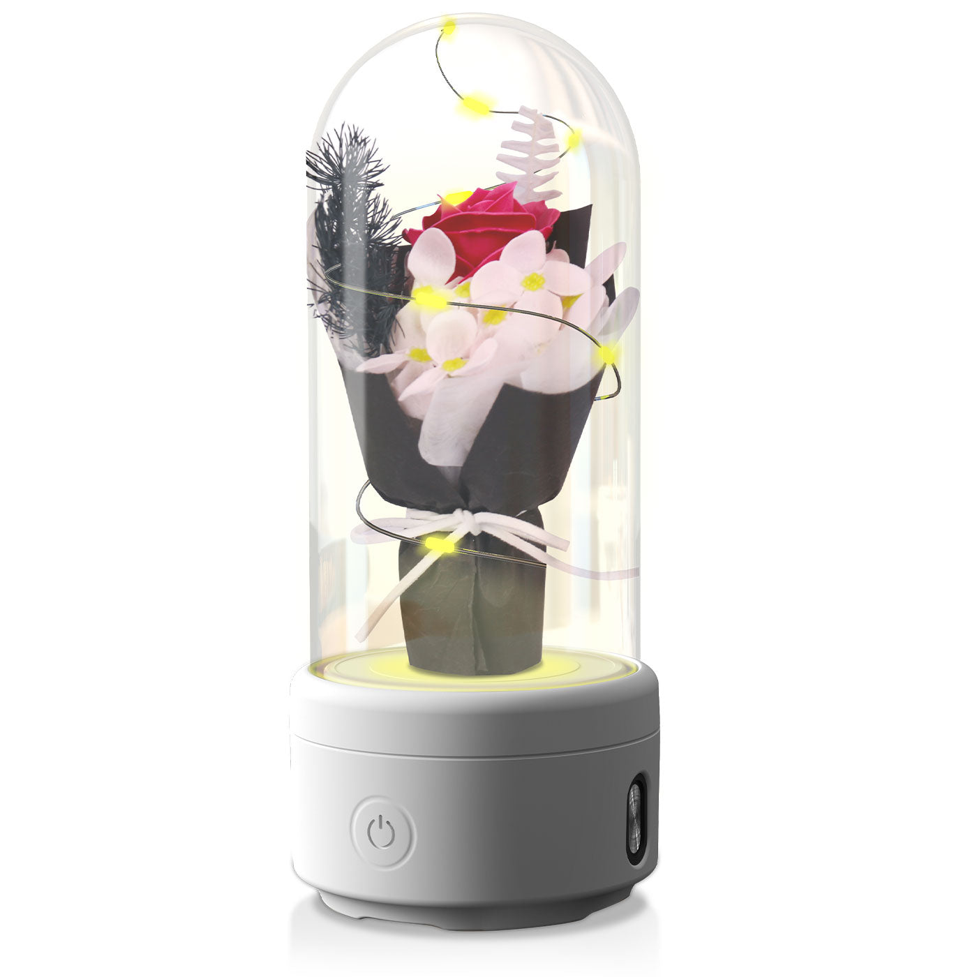 2 In 1 Bouquet LED Light with Bluetooth Speaker