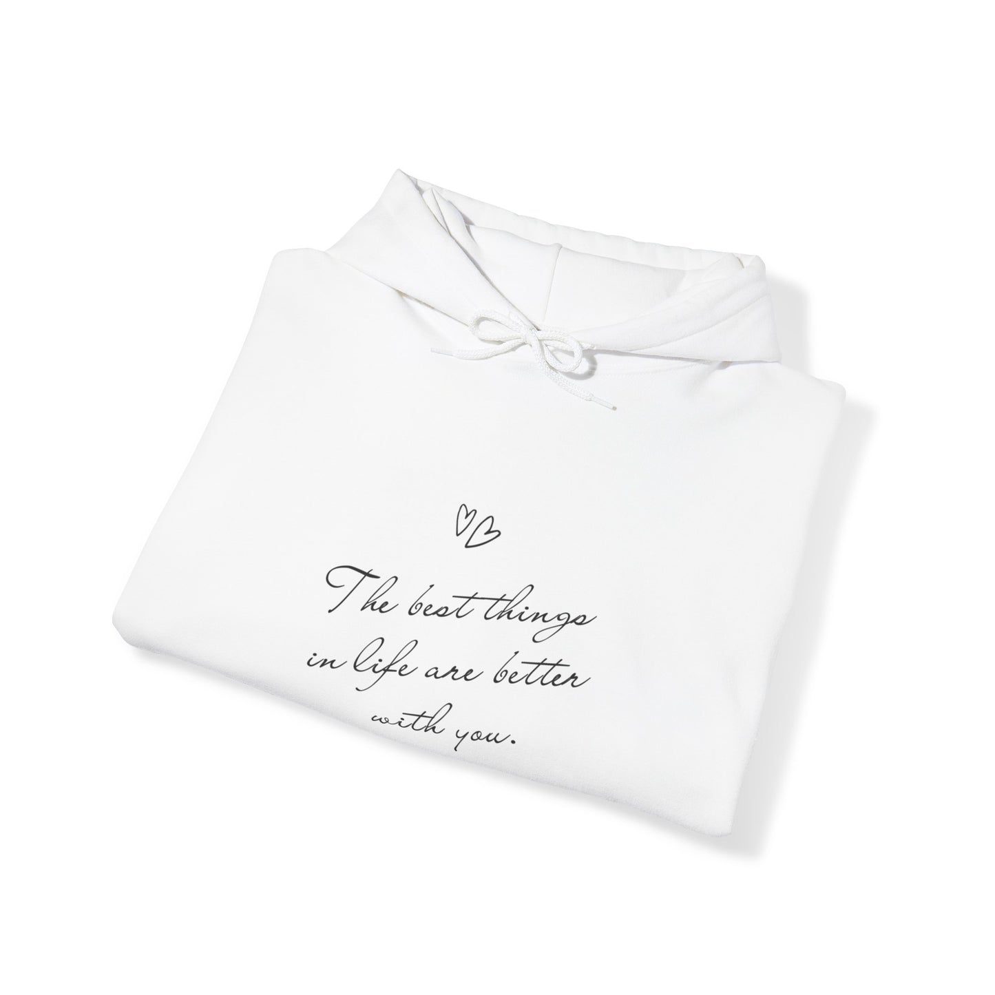 Life is better with you Unisex Heavy Blend™ Hooded Sweatshirt