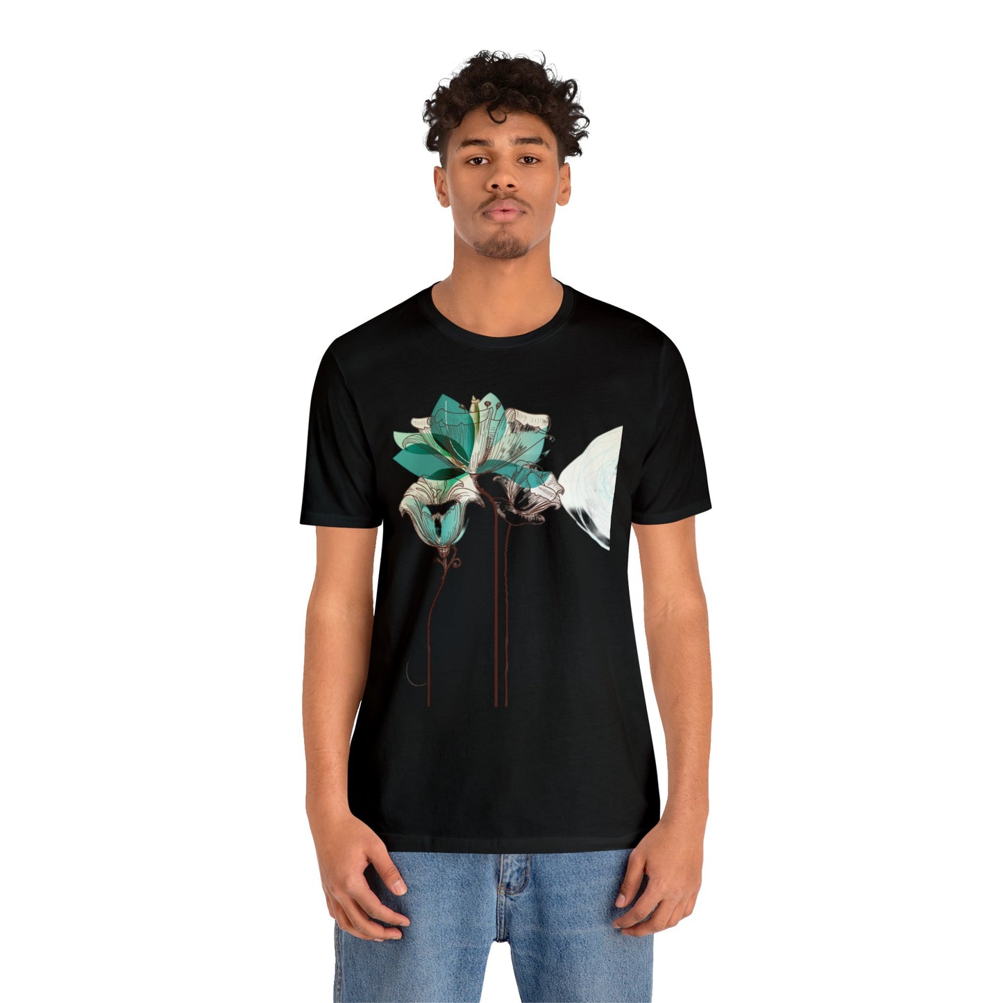 Floral Unisex Jersey Short Sleeve Tee