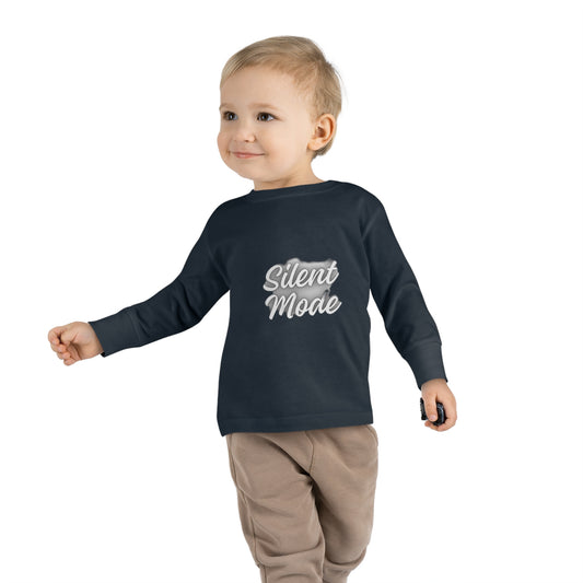 Silent Mode Toddler Long Sleeve Tee
