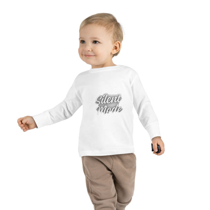 Silent Mode Toddler Long Sleeve Tee