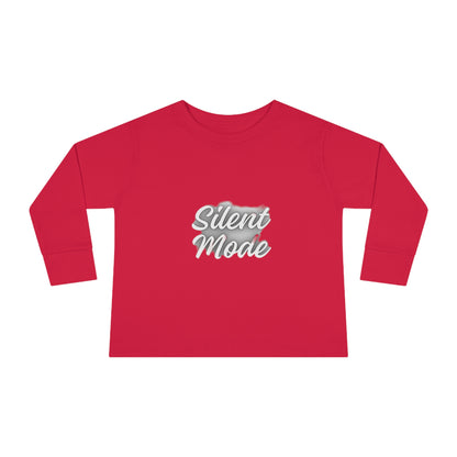 Silent Mode Toddler Long Sleeve Tee