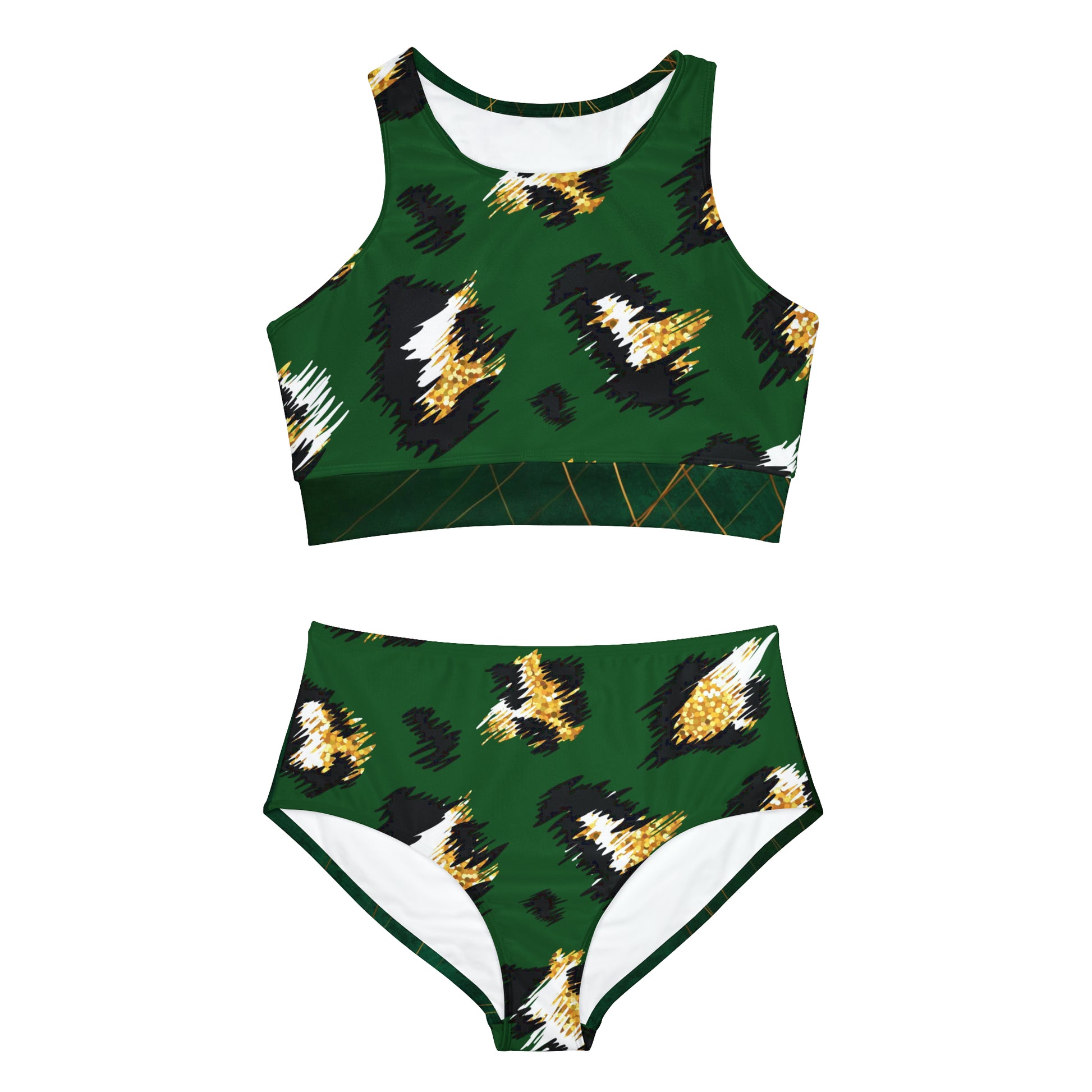 Sporty Bikini Set (AOP) - Vanachie Retail