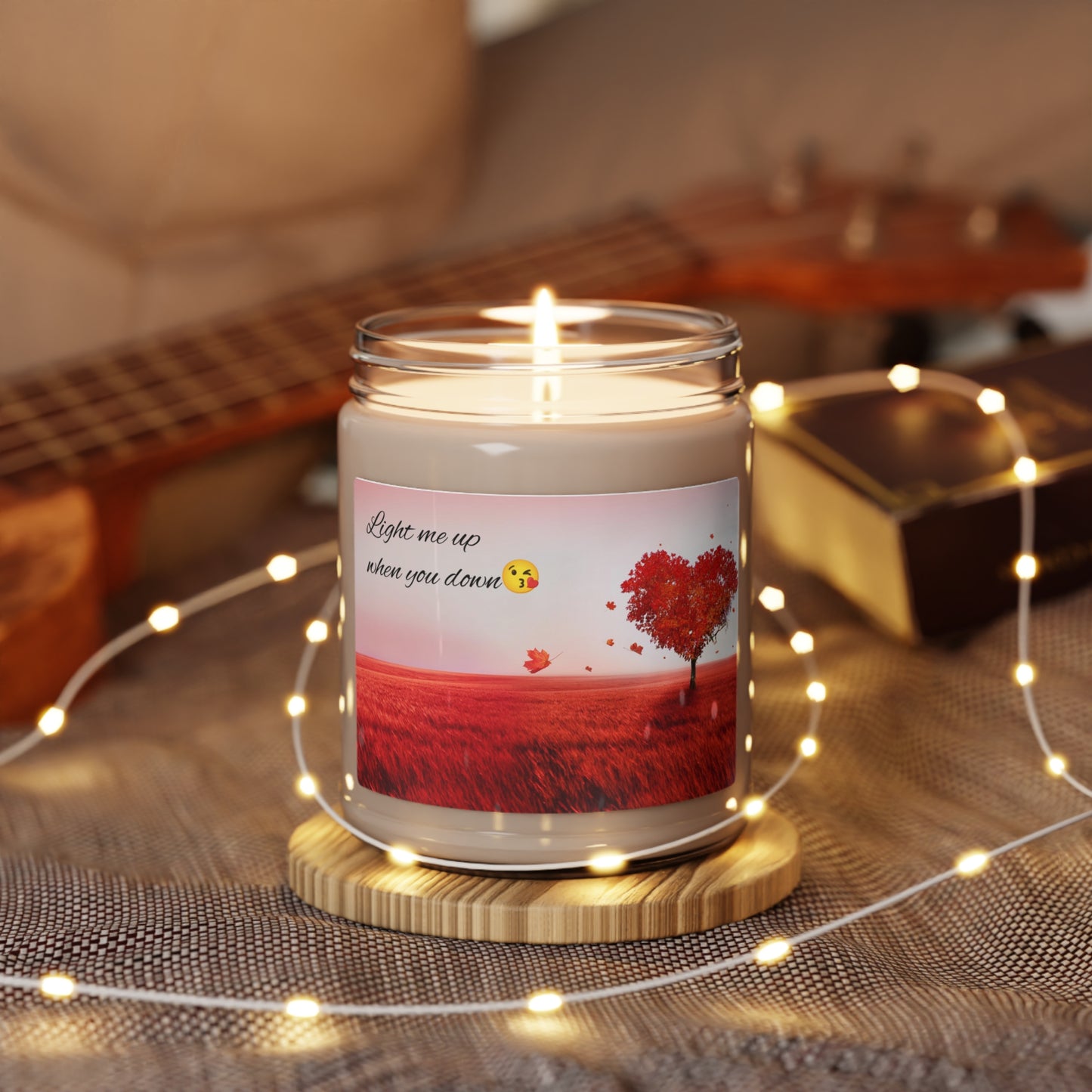 Light me Up when you down Scented Soy Candle, 9oz