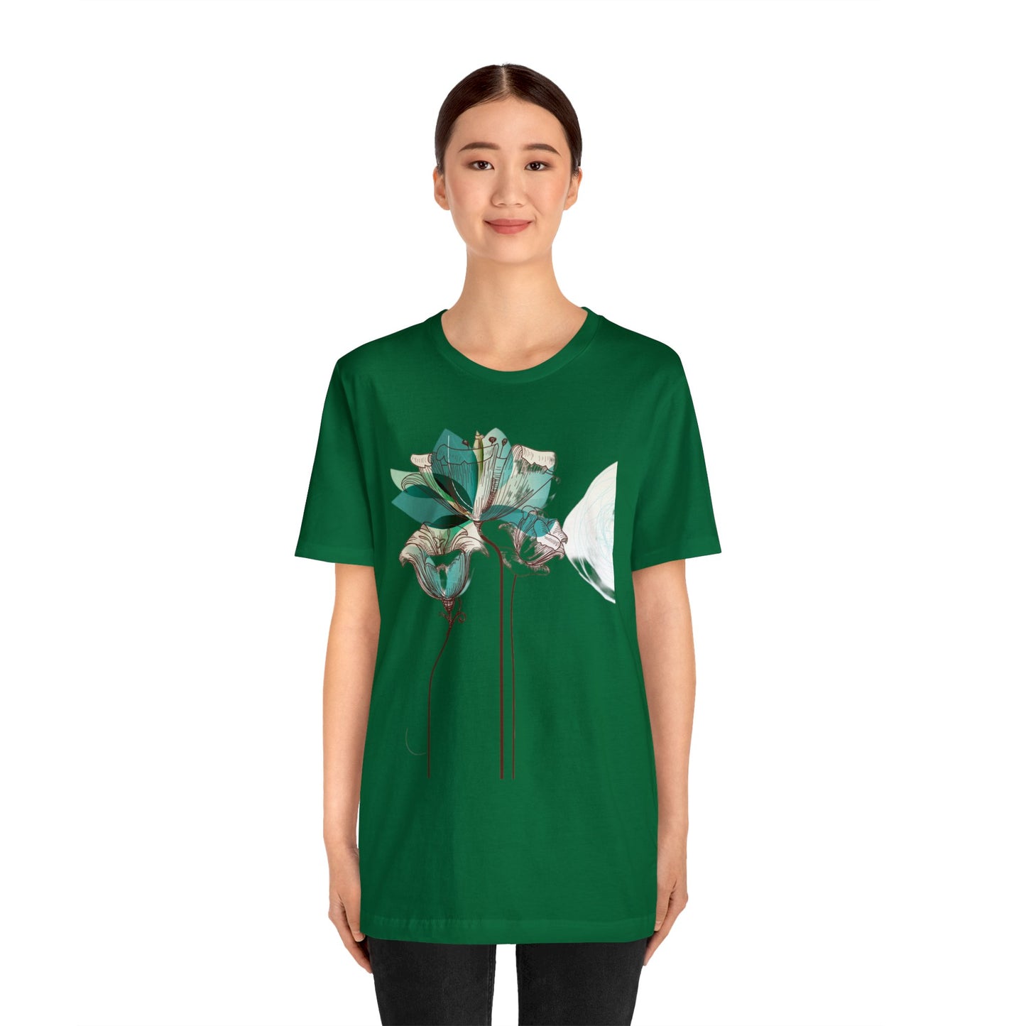 Floral Unisex Jersey Short Sleeve Tee