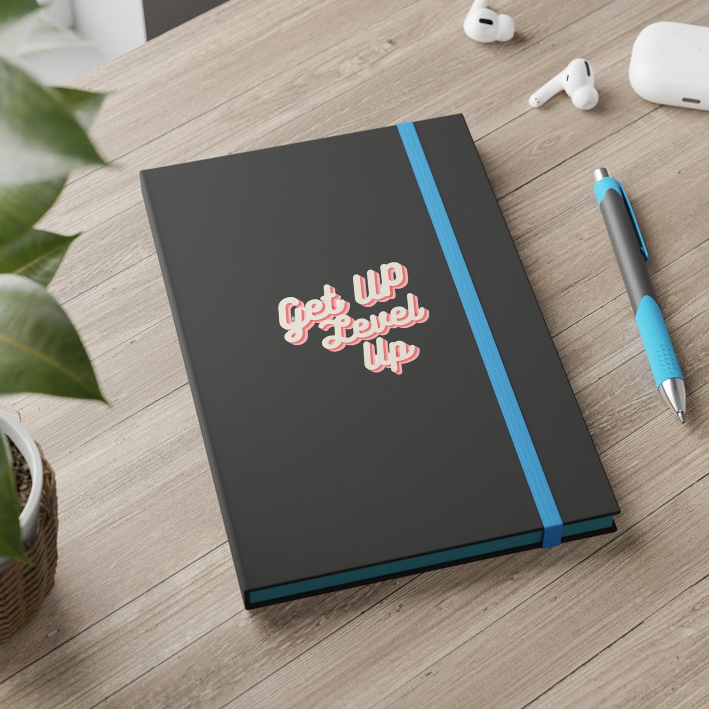 Get Up Level Up Color Contrast Notebook - Ruled