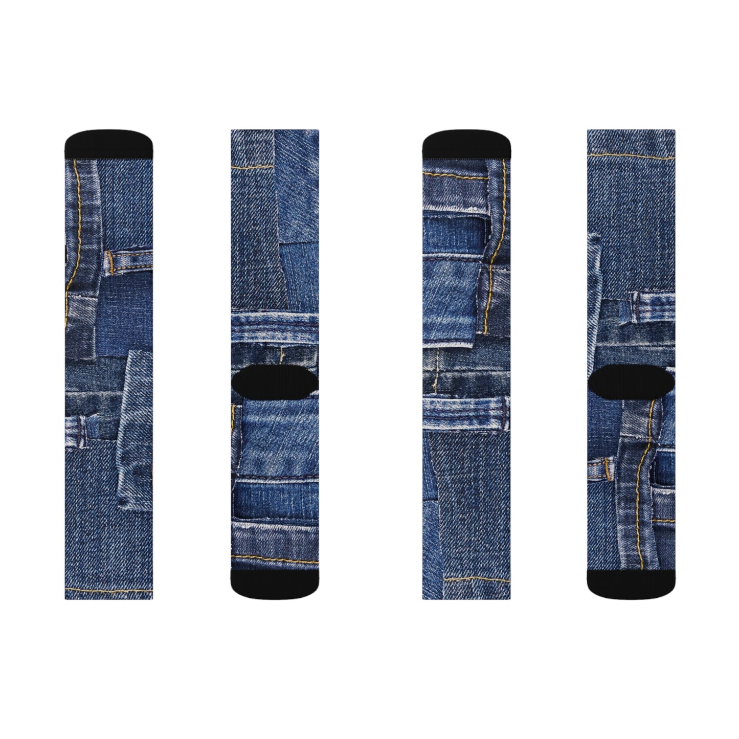 Vanachie Jeans Sublimation Socks