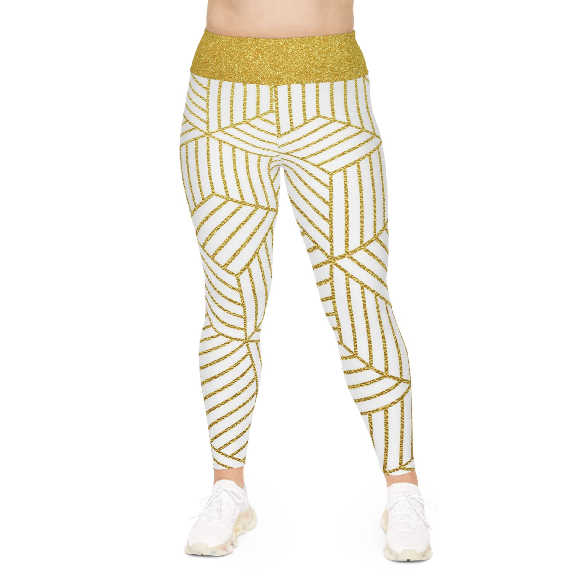 Plus Size Leggings (AOP) - Vanachie Retail