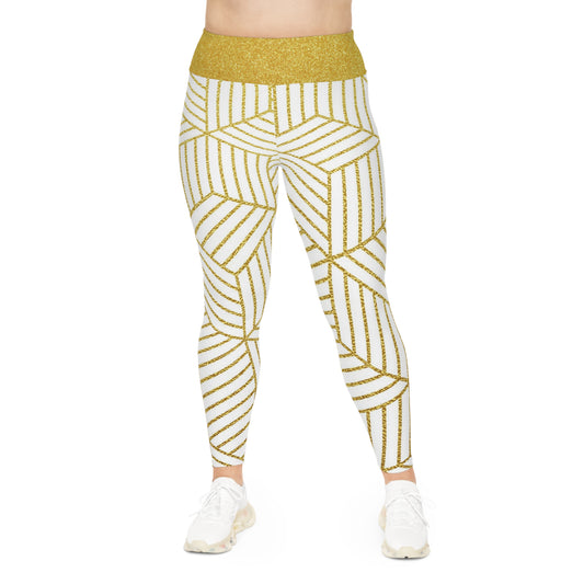 Plus Size Leggings (AOP) - Vanachie Retail