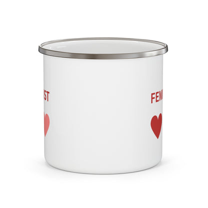 Feminist Enamel Camping Mug