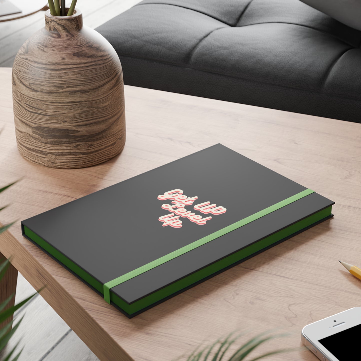 Get Up Level Up Color Contrast Notebook - Ruled