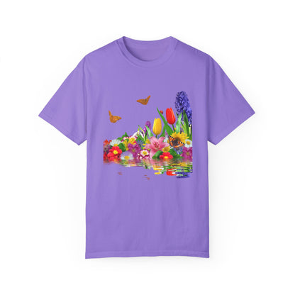 Eden's Bloom Unisex Garment-Dyed T-shirt
