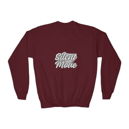Silent Mode Youth Crewneck Sweatshirt