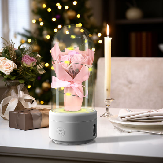 2 In 1 Bouquet LED Light with Bluetooth Speaker