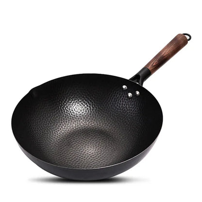 Konco Iron Cast Wok Non-coated Pot