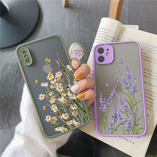 Butterfly Lavender Higan Flower Phone Case For iphone