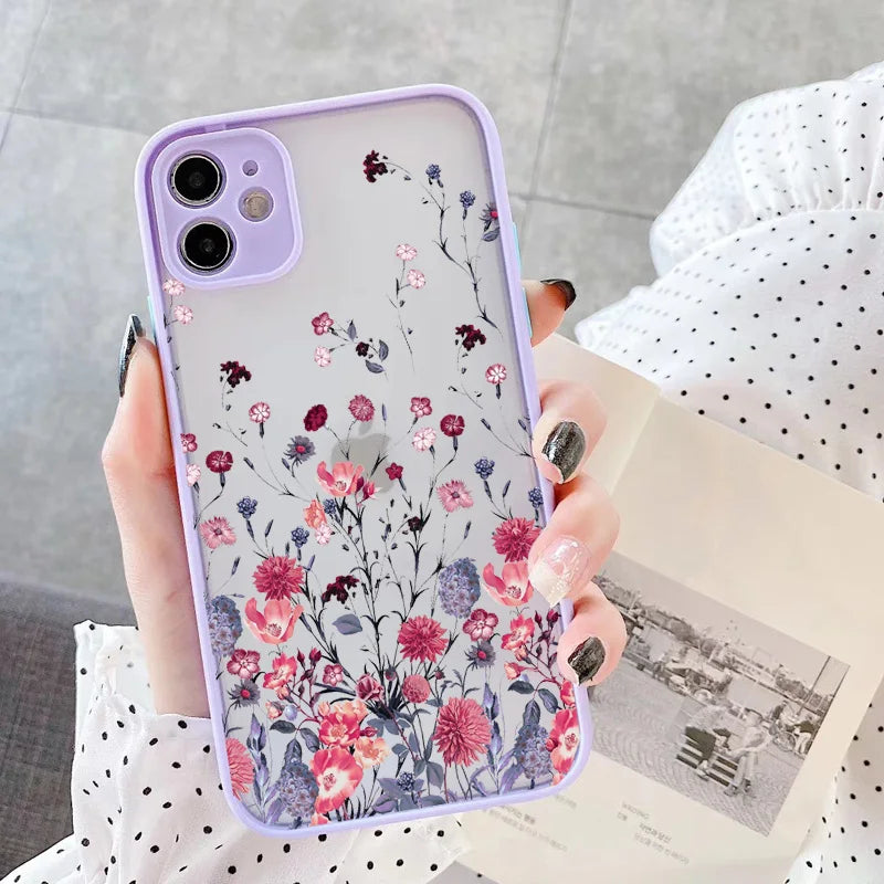 Butterfly Lavender Higan Flower Phone Case For iphone