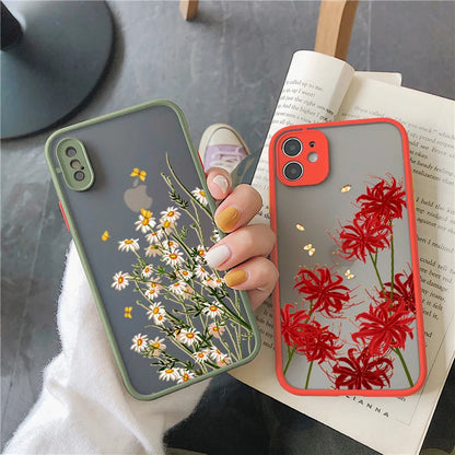 Butterfly Lavender Higan Flower Phone Case For iphone