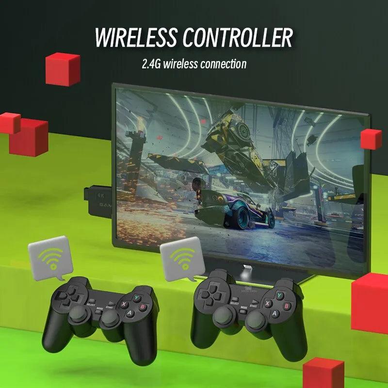 DATA FROG Retro Video Game Console 2.4G Wireless