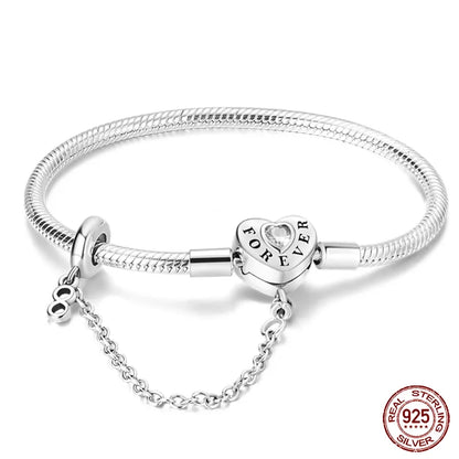 Star Moon Silver Bracelet