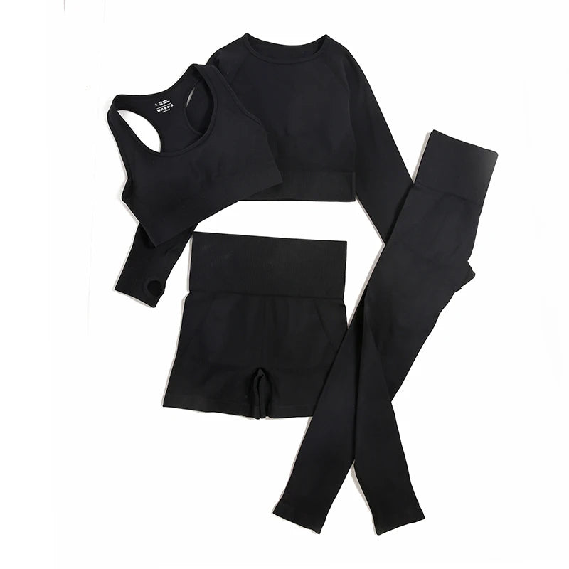 WAREBALL 2/3/4pcs Seamless Yoga Set