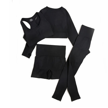 WAREBALL 2/3/4pcs Seamless Yoga Set