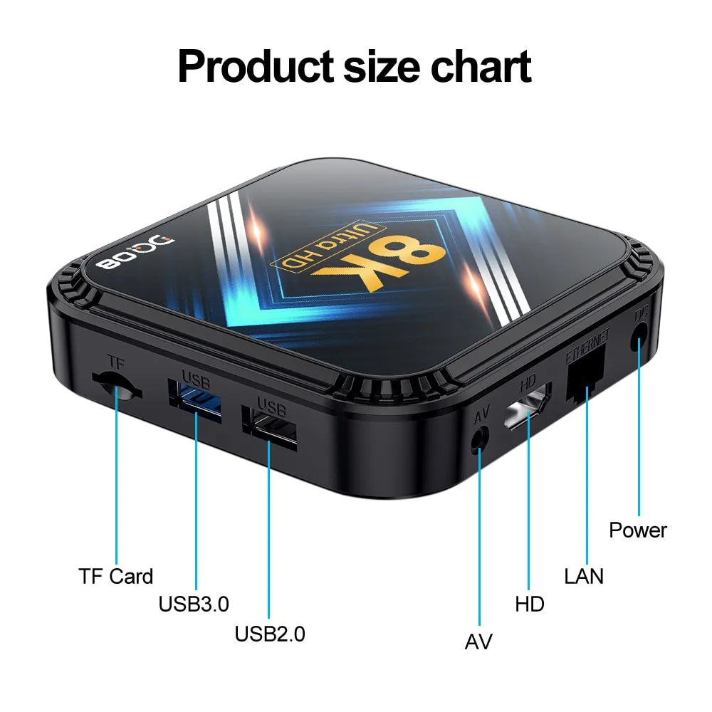 Android DQ08 RK3528 Smart TV Box