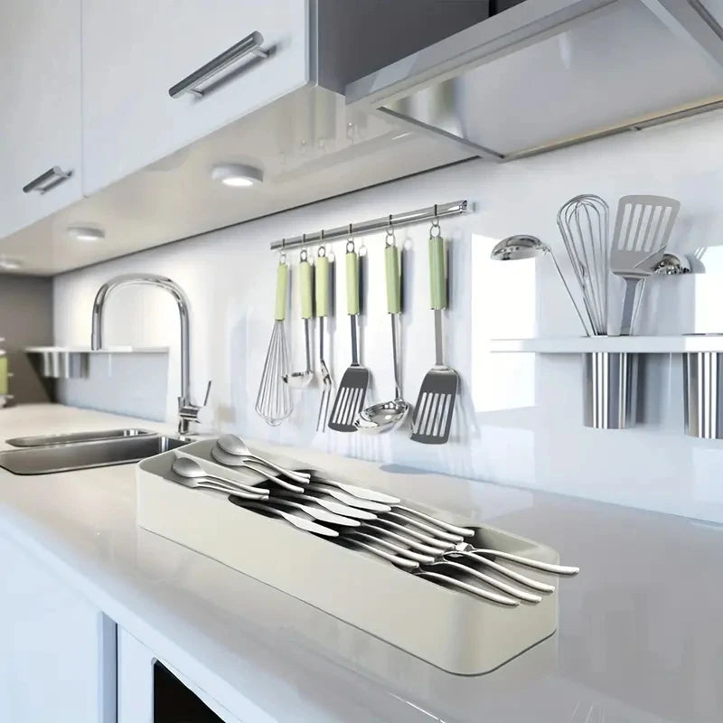 Multi-purpose Cutlery Storage Tray