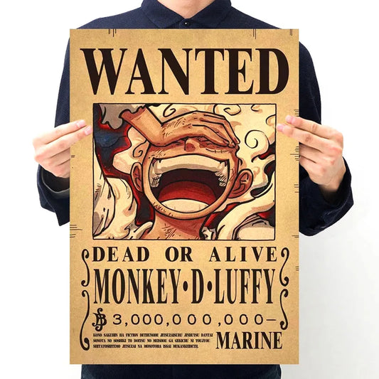 Anime One Piece Gear 5 Luffy Posters
