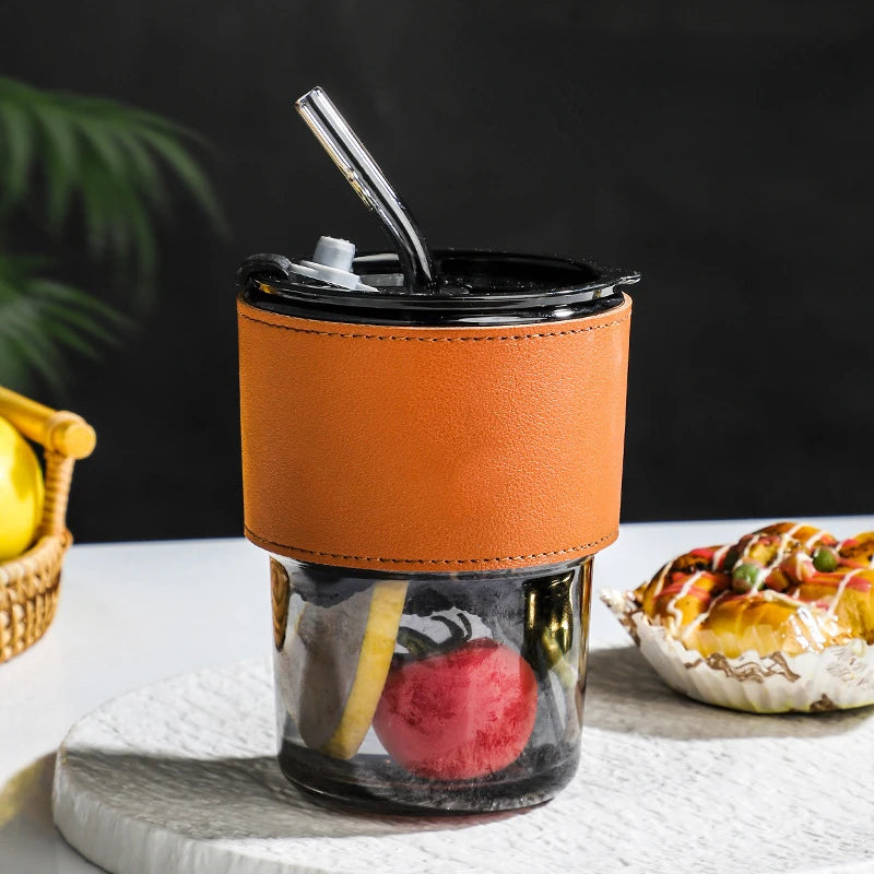 Reusable Glass Coffee Mug