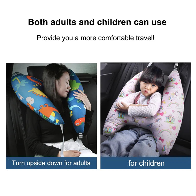 Kids Animal Pattern Neck & Head Support