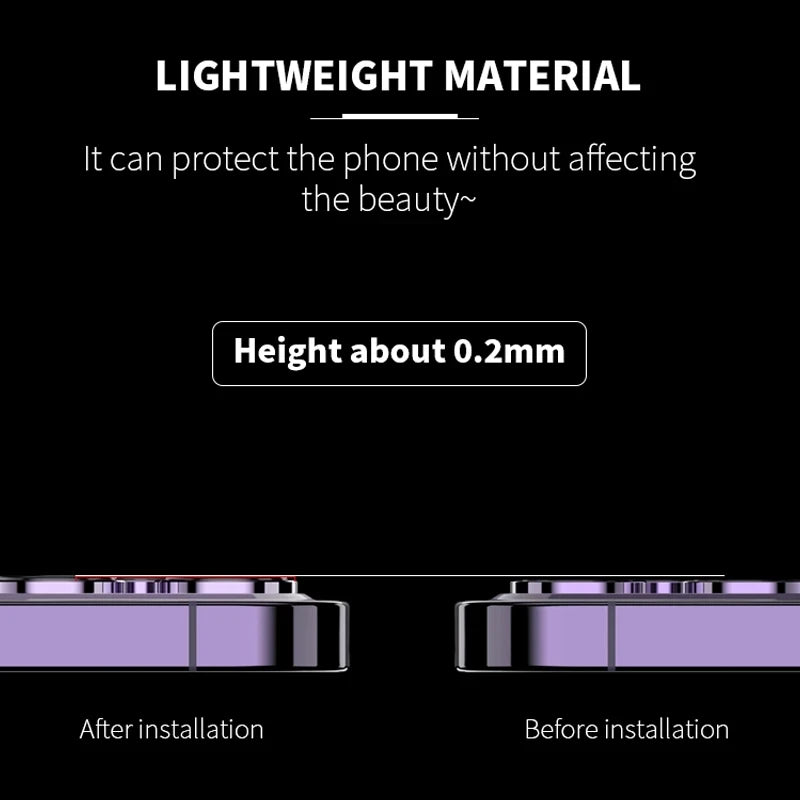 3Pcs Camera Lens Protector for IPhone