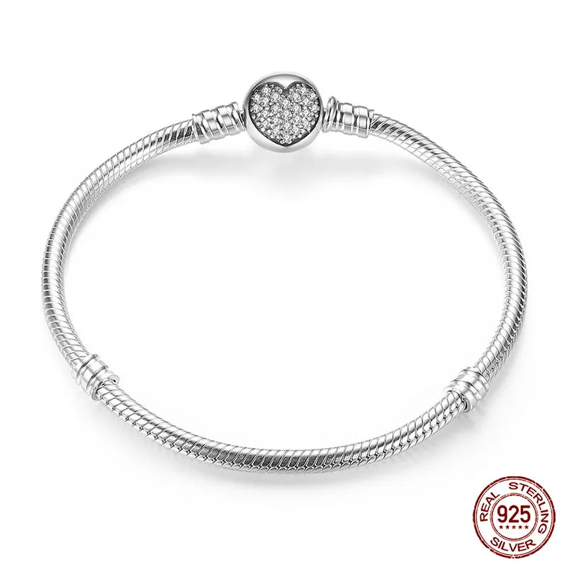 Star Moon Silver Bracelet