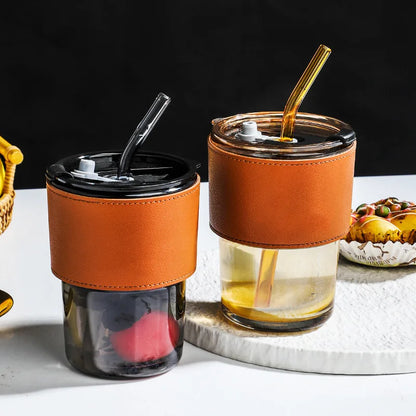 Reusable Glass Coffee Mug