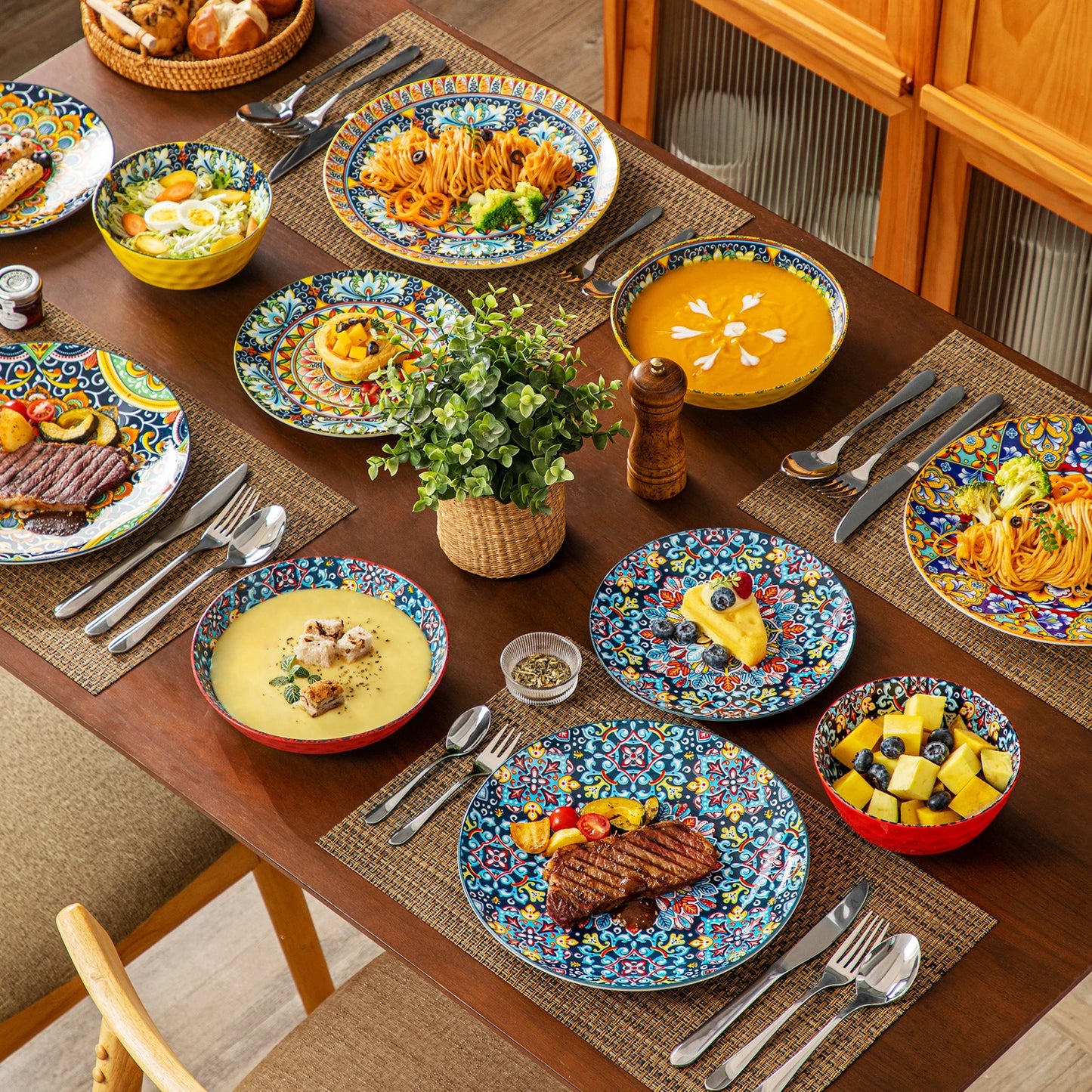 vancasso 6-24 Piece Ceramic Dinnerware Set