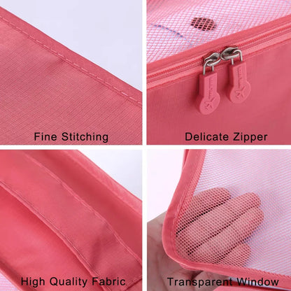 6pcs Travel Organizer Storage Bags