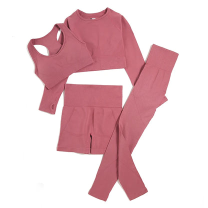 WAREBALL 2/3/4pcs Seamless Yoga Set