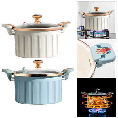 Stovetop Cooking Pot 8L Heat Resistant