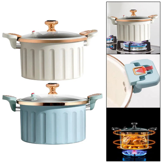 Stovetop Cooking Pot 8L Heat Resistant