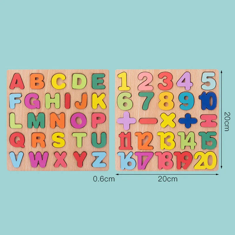 Wooden Puzzle Montessori Toys