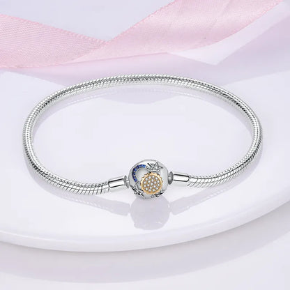 Star Moon Silver Bracelet