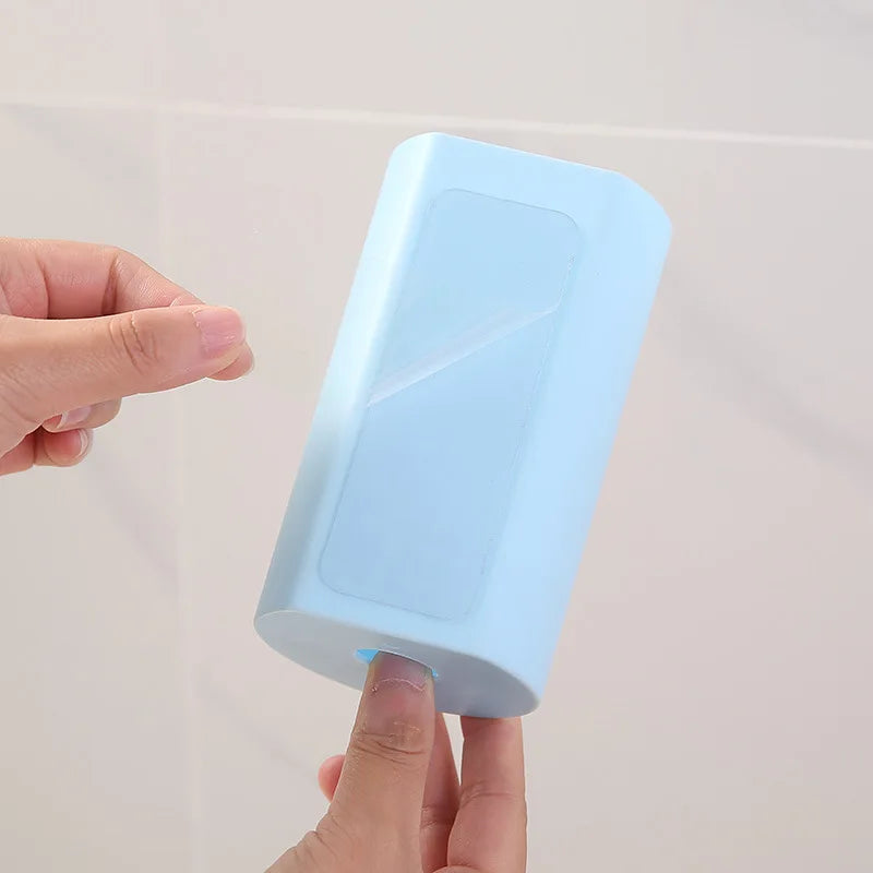 Wall Hanging Nail-Free Plastic Garbage Bag Holder