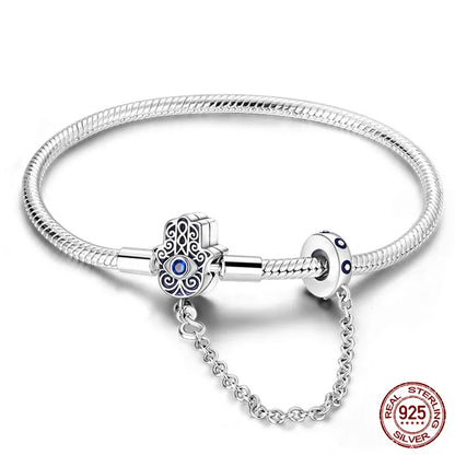 Star Moon Silver Bracelet