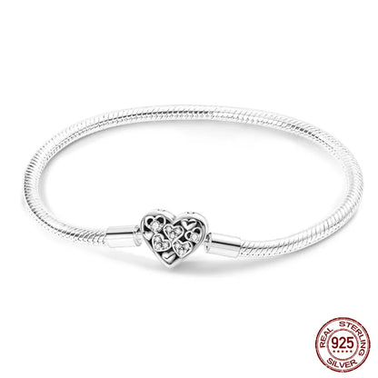 Star Moon Silver Bracelet