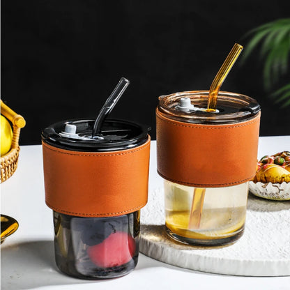 Reusable Glass Coffee Mug
